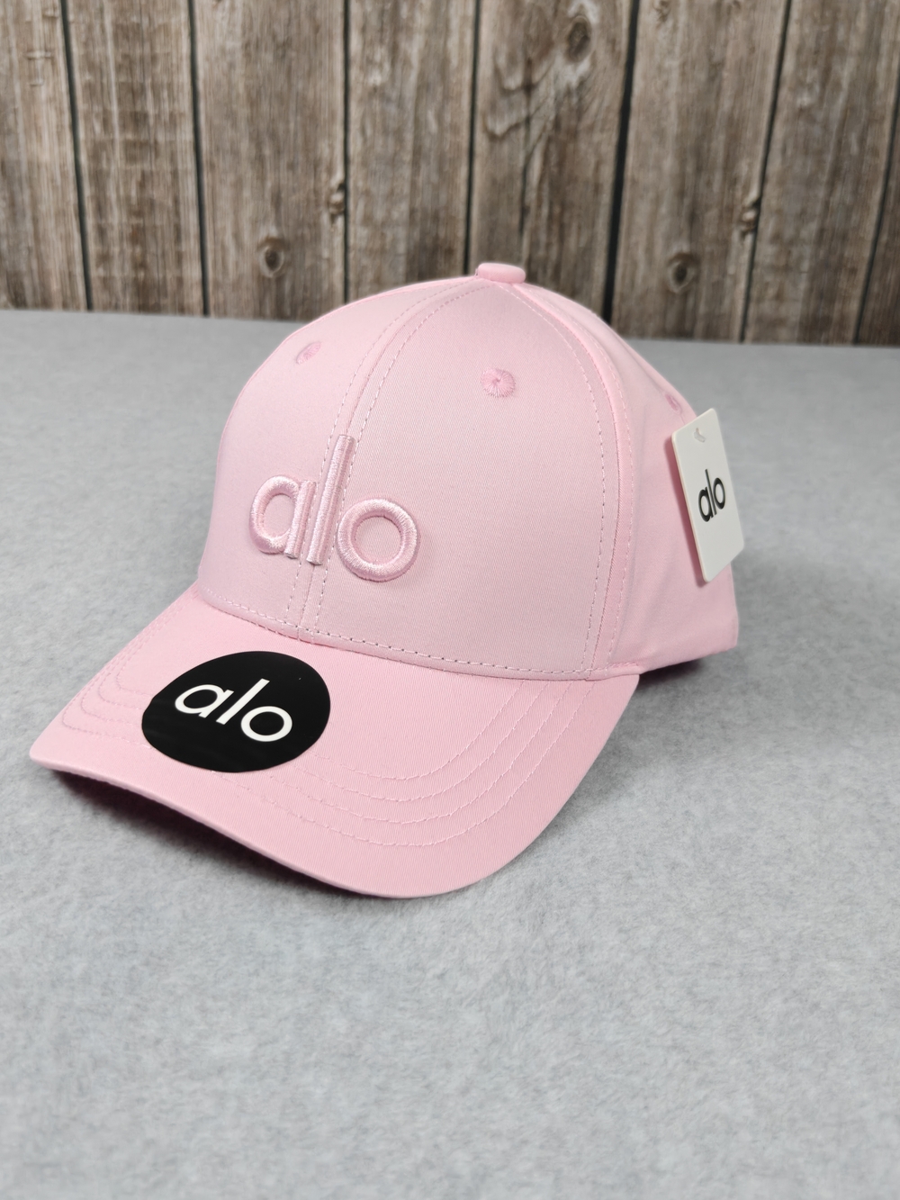 ALO Yoga Pink Logo Baseball Cap